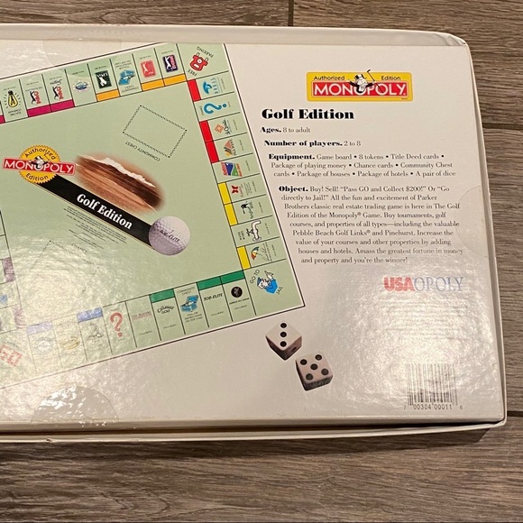 Hasbro Monopoly Golf Edition Rare - Picture 10 of 12
